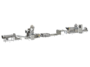 Production Line for Fried Foods Such As Spirals, Shells, And Macaroni