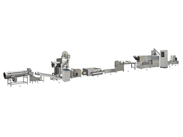 Production Line for Fried Foods Such As Spirals, Shells, And Macaroni